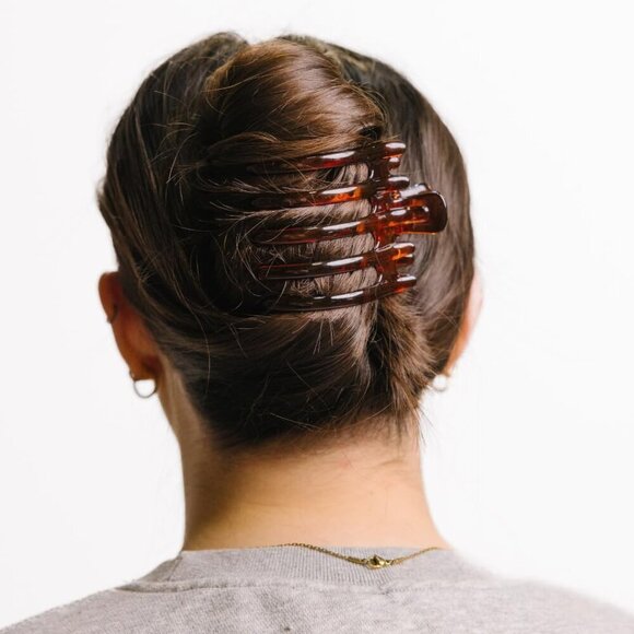 Large Wide Hair Claw Clips Extra Large for Thick Hair Dark Tortoise